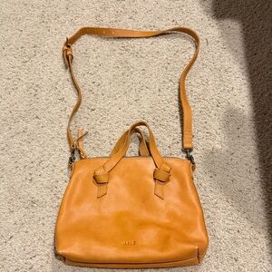 ABLE NWOT Tan Leather Crossbody Tote - Tan